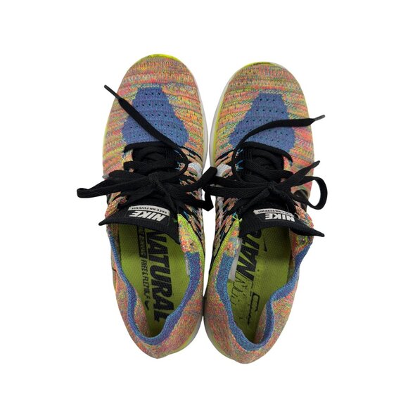 Nike Free Rn Flyknit Multicolor Running Shoes size 7 - Picture 6 of 8